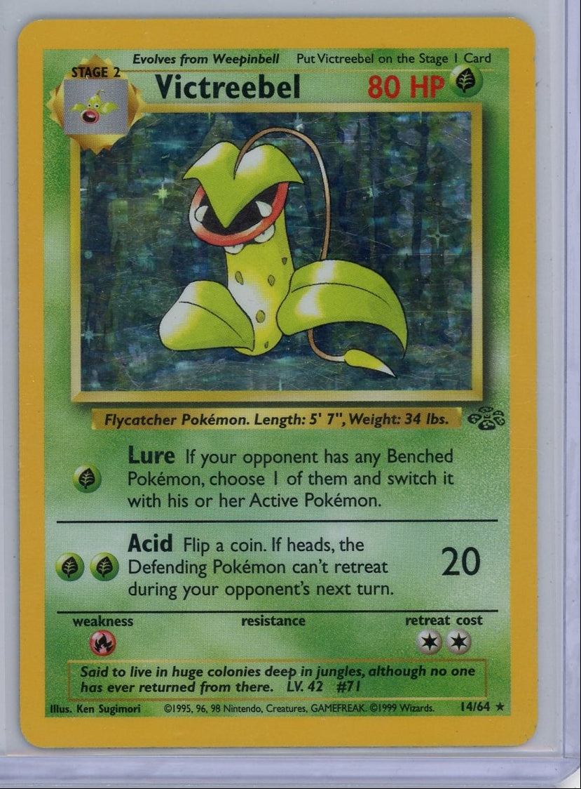 Victreebel Pokémon Jungle Holo #14/64 HP