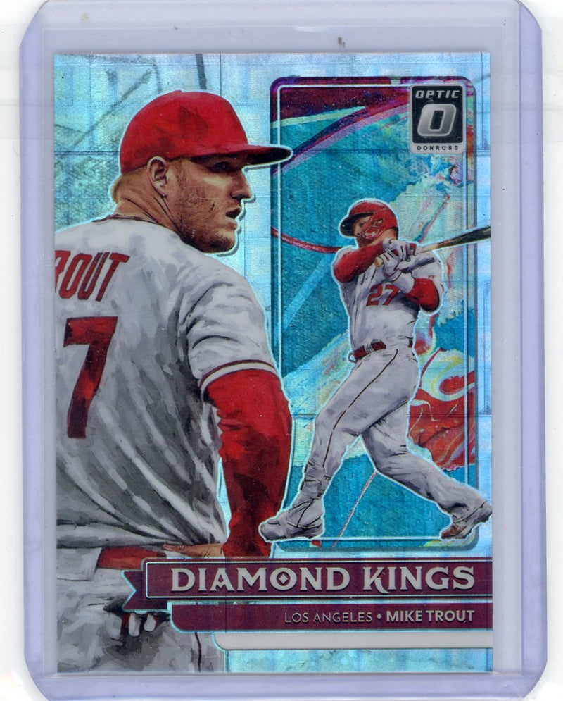 Mike Trout 2022 Panini Donruss Optic Pandora prizm 