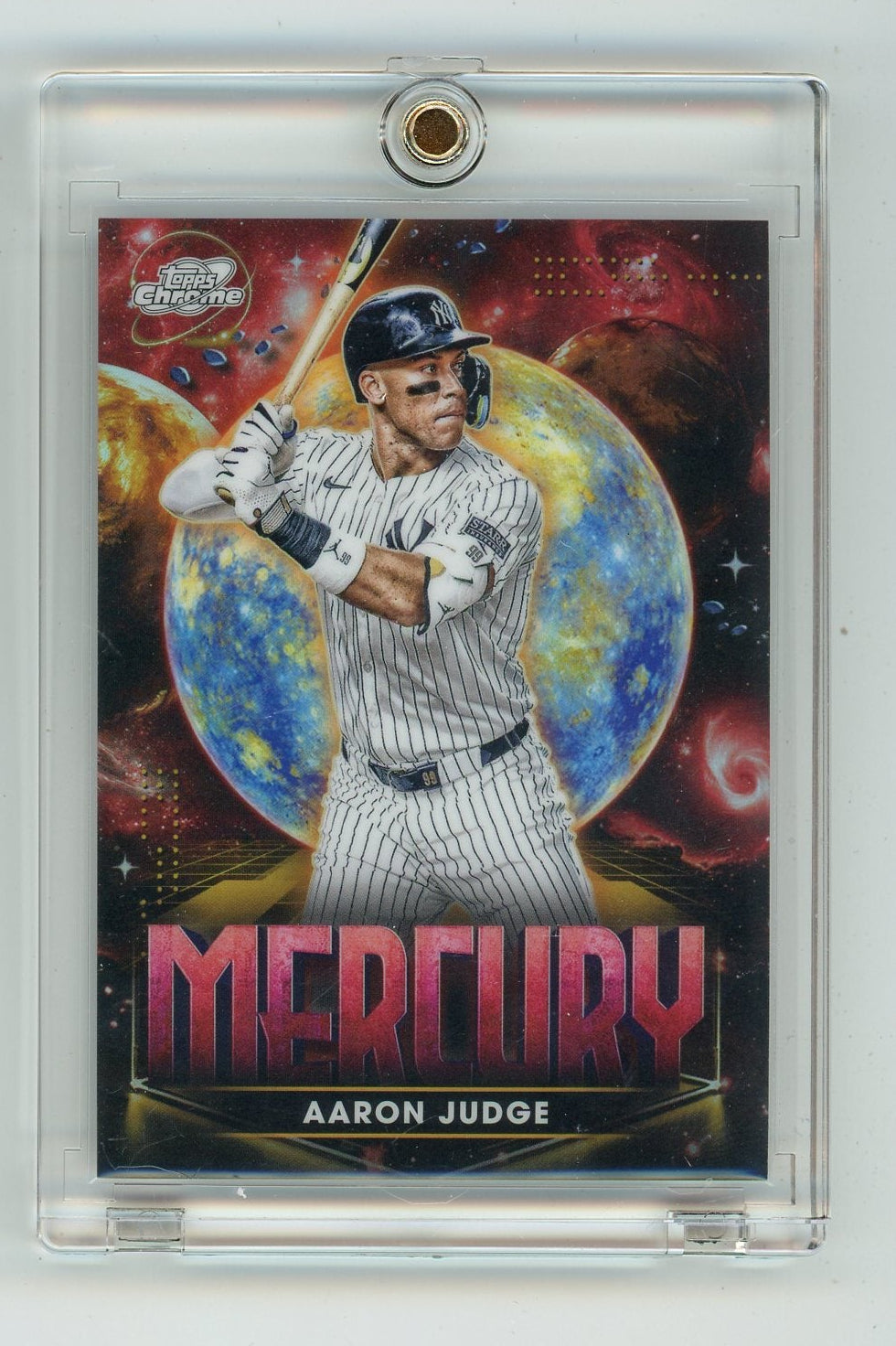 Aaron Judge 2025 Topps Cosmic Chrome Planetary Pursuit Mercury