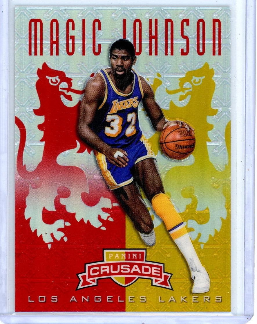 Magic Johnson 2012-13 Panini Crusade #'d 35/99