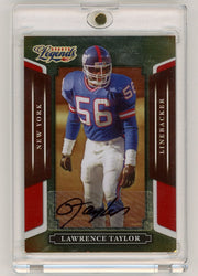Lawrence Taylor 2008 Donruss Playoff Sports Legends Auto #'d 50/50