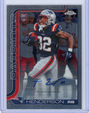 Treyveyon Henderson 2025 Topps Chrome Rookie Autograph