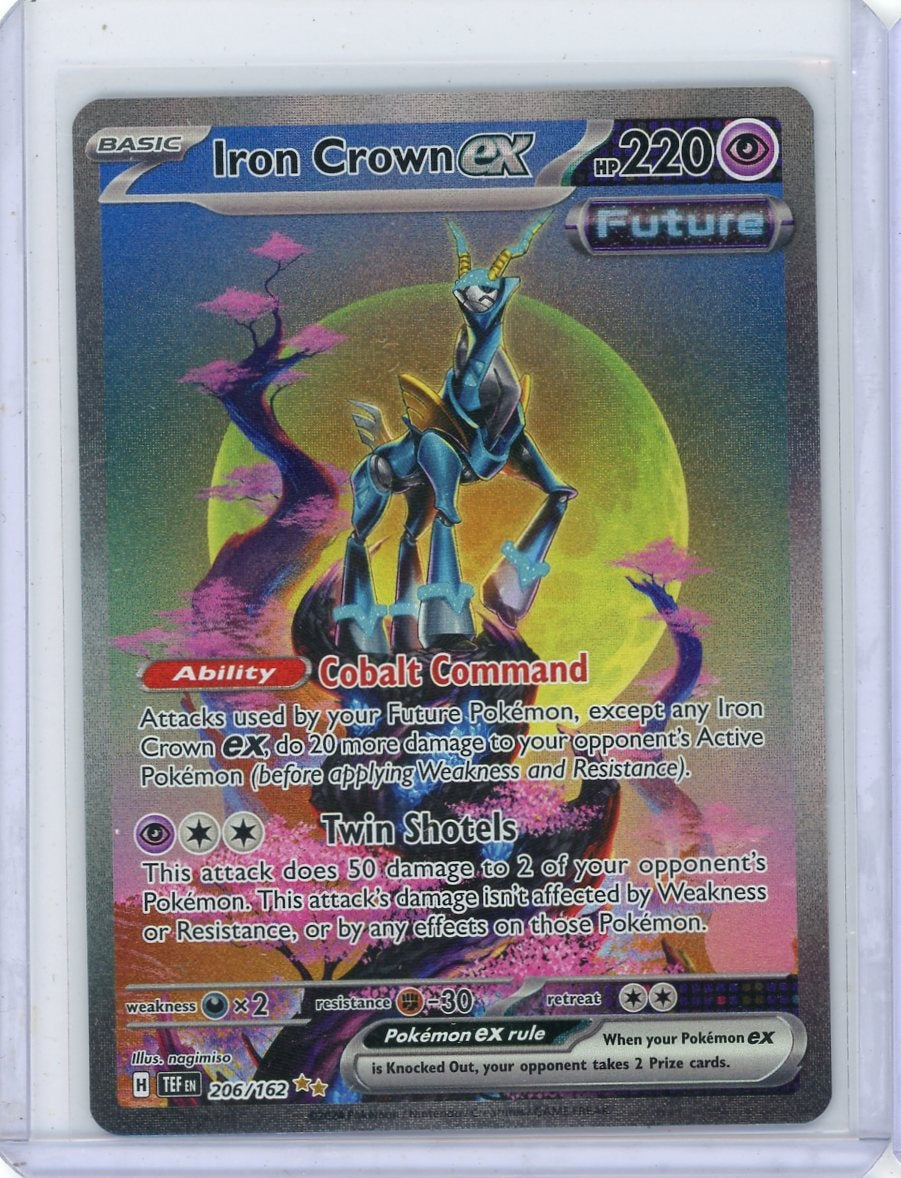 Iron Crown ex Pokémon Temporal Forces Special Illustration Rare #206/162