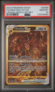 Giratina VSTAR 2023 Pokemon Crown Zenith Secret rare #GG69/GG70 PSA 10
