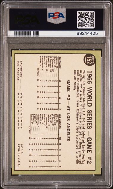 World Series Game 2 1967 Topps 
