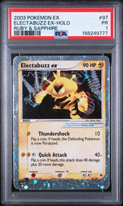 Electabuzz ex Holo Pokémon Ruby & Sapphire 97/109 PSA 1