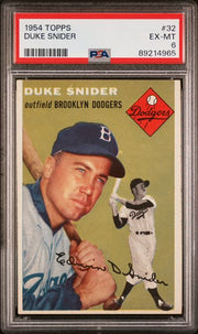 Duke Snider 1954 Topps #32 PSA 6