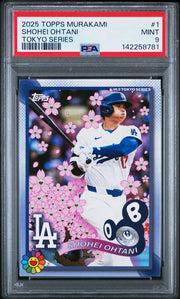 Shohei Ohtani 2025 Topps Murakami Tokyo Series #1 PSA 9