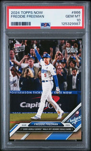 Freddie Freeman 2024 Topps Now #866 PSA 10