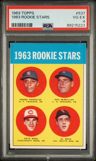 Rookie Stars Pete Rose 1963 Topps 