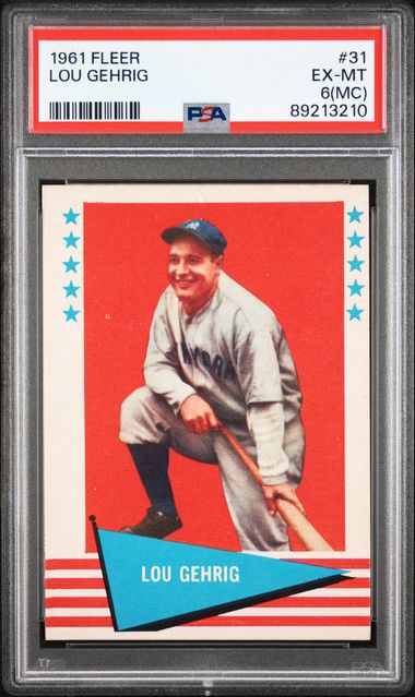 Lou Gehrig 1961 Fleer 