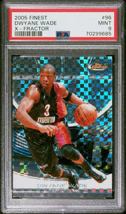 Dwyane Wade 2005 Topps Finest x-Fractor #'d 191/229 PSA 9