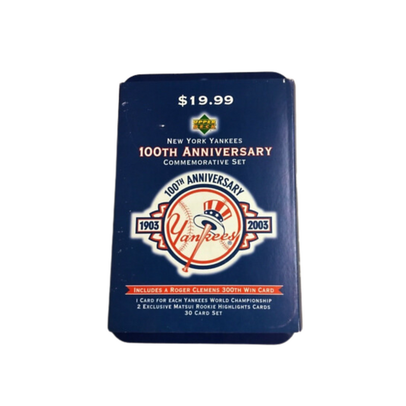 2003 Upper Deck New York Yankees 100th Anniversary Commemorative Set Tin (sealed)