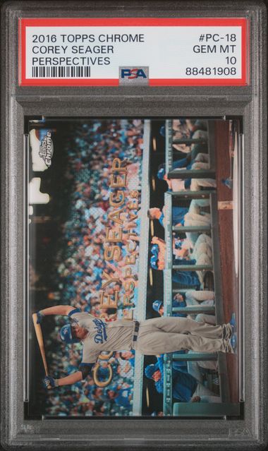 Coery Seager 2016 Topps Chrome Perspectives PSA 10
