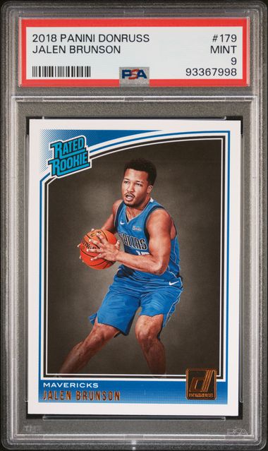 Jalen Brunson 2018 Donruss Rated Rookie 