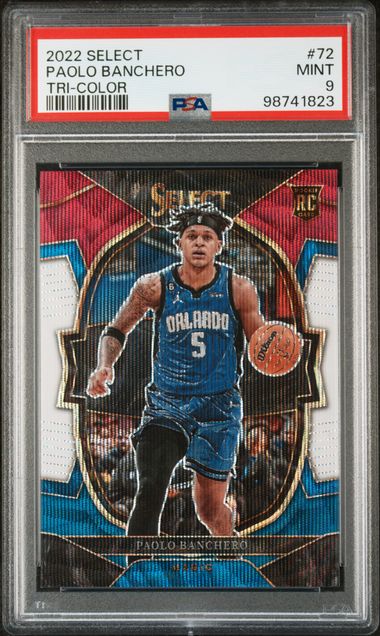 Paolo Banchero 2022 Select Tri-Color Prizm PSA 9 RC