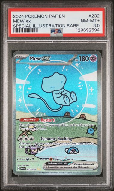 Mew ex (Bubble Mew) 2024 Pokemon Paldean Fates SIR 