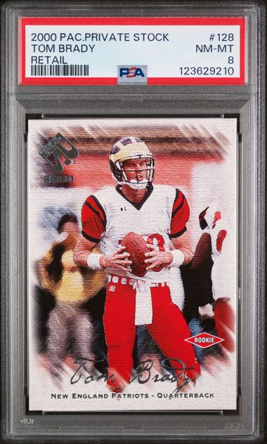 Tom Brady 2000 Pacific Private Stock Retail Rookie 