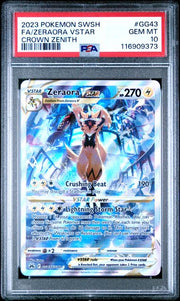 Zeraora 2023 Pokemon Crown Zenith Full-Art Galarian Gallery #GG43/GG70 PSA 10