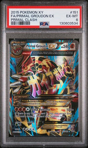 Primal Groudon EX Pokémon XY Primal Clash Full Art Ultra Rare #151/160 PSA 6