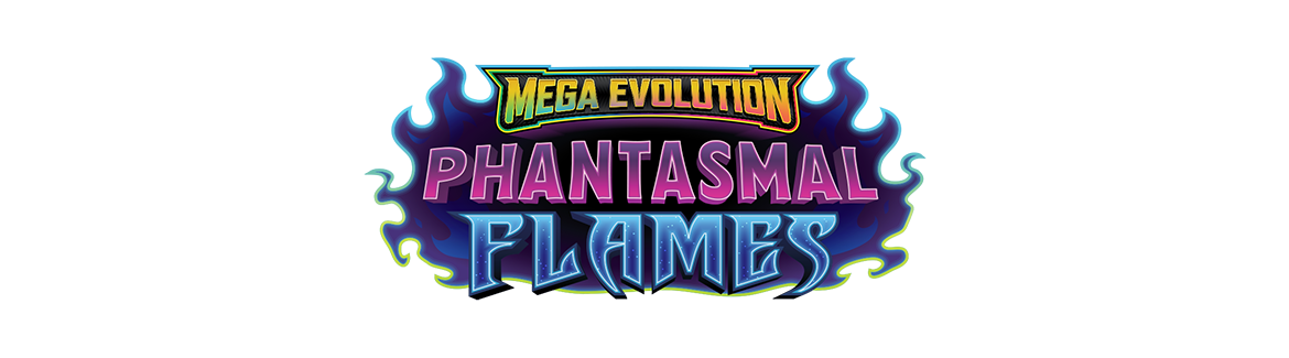 Pokémon Mega Evolutions Phantasmal Flames Mini Portfolio w/ Booster Pack