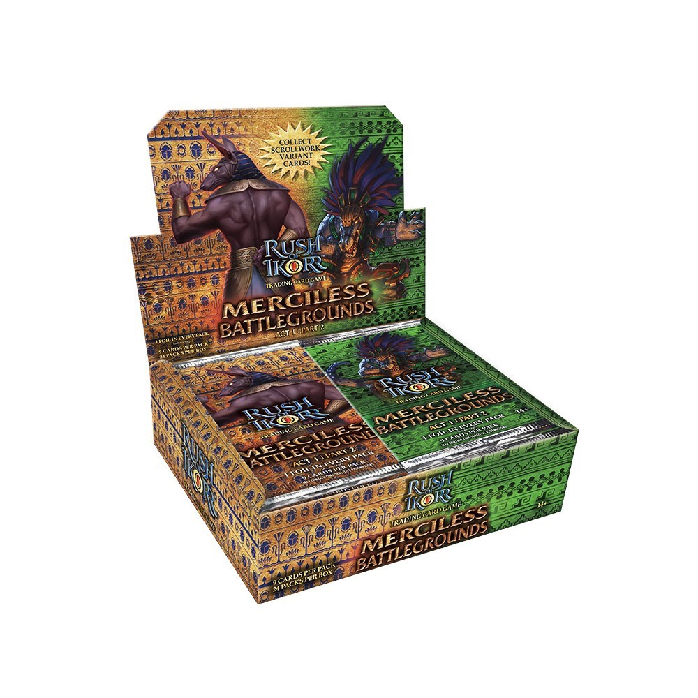 Rush of Ikorr TCG Merciless Battlegrounds Booster Box (Contact Store for Pricing)
