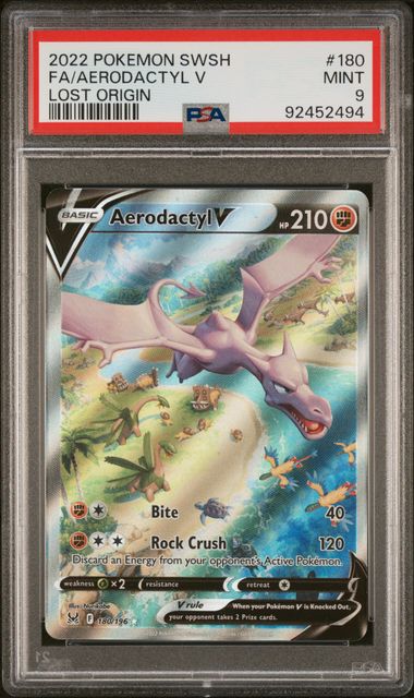 Aerodactyl 2022 Pokemon Lost Origin Alt Full Art 