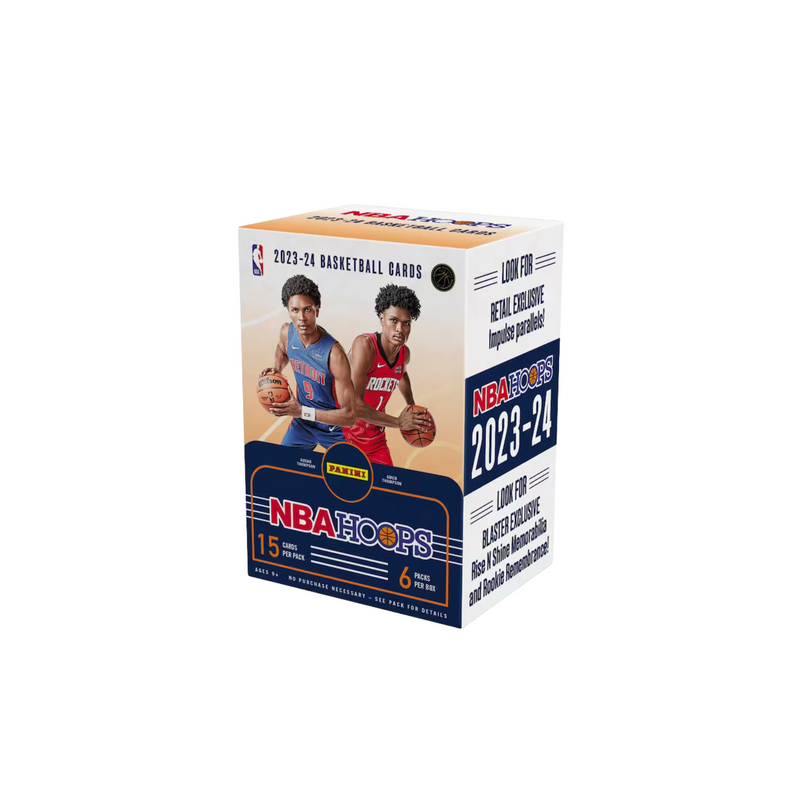 2023-24 Panini NBA Hoops Basketball Retail Blaster 20 Box Case