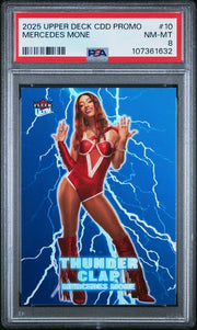 Mercedes Mone 2025 Upper Deck CDD Promo Thunder Clap #10 PSA 8