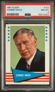 Connie Mack 1961 Fleer #123 PSA 8