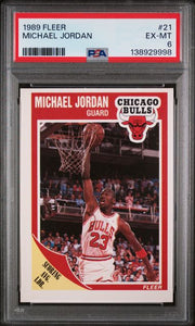 Michael Jordan 1989 Fleer PSA 6