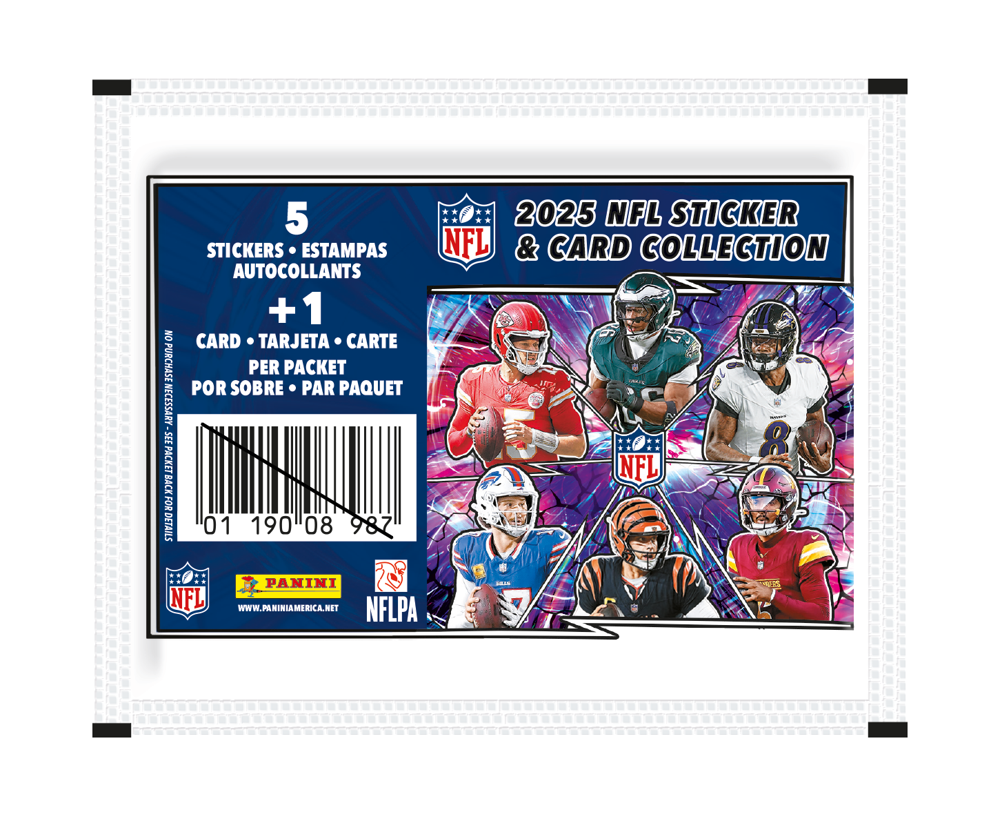 2025 Panini Football Sticker Pack