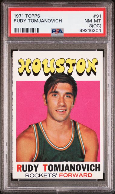 Rudy Tomjanovich 1971 Topps #91 PSA 8 (OC)