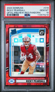 Ricky Pearsall 2024 Donruss Optic Preview Red Pandora PSA 10