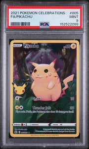Pikachu Full Art 2021 Pokémon Celebrations #005/025 PSA 9