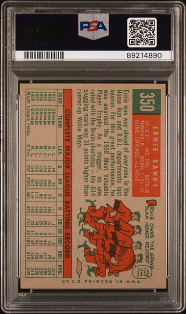 Ernie Banks 1959 Topps 