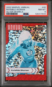 Invisible Woman 2022 Marvel Annual Silver Sparkle PSA 8