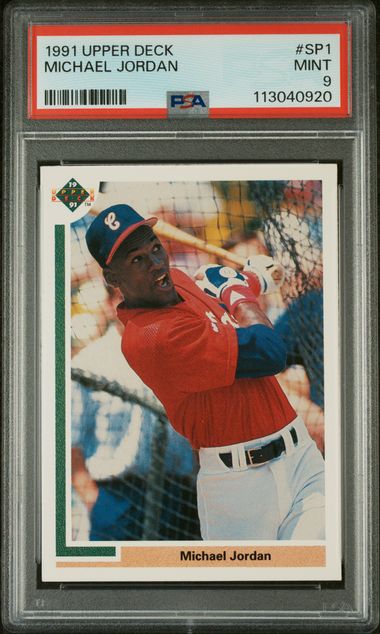 Michael Jordan 1991 Upper Deck #SP1 PSA 9