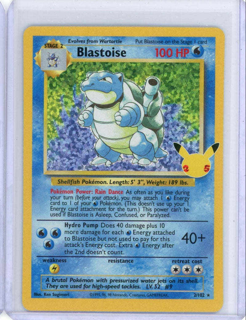Blastoise Pokémon Celebrations Classic Collection 