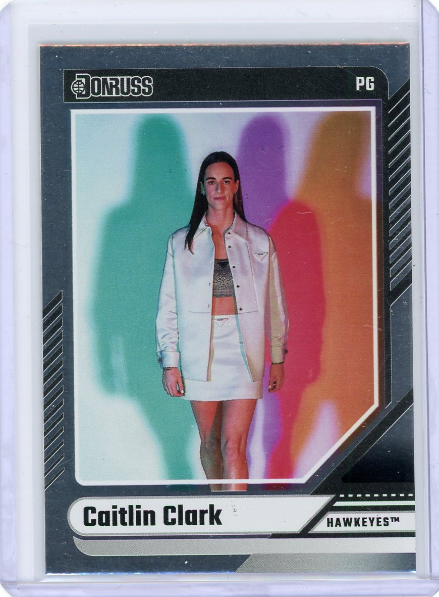 Caitlin Clark 2024 Panini Caitlin Clark Collection Donruss foil #1