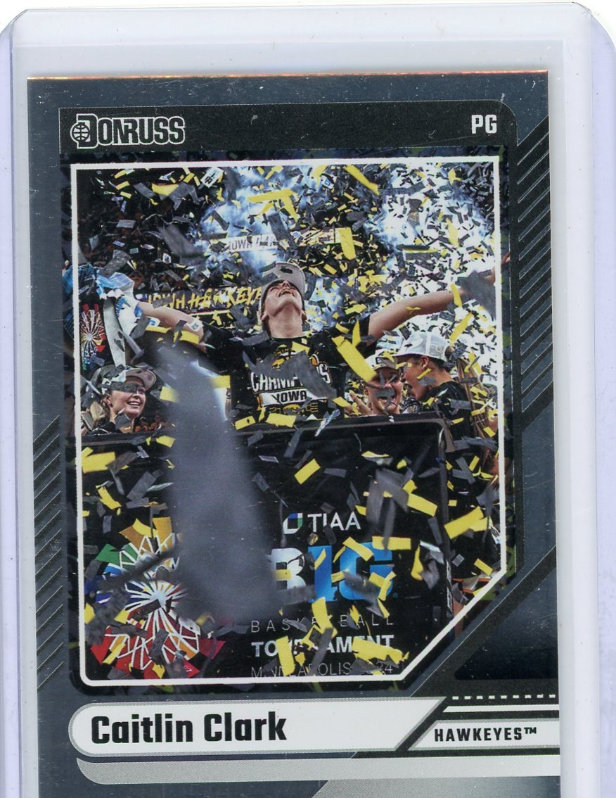 Caitlin Clark 2024 Panini Caitlin Clark Collection Donruss foil #14