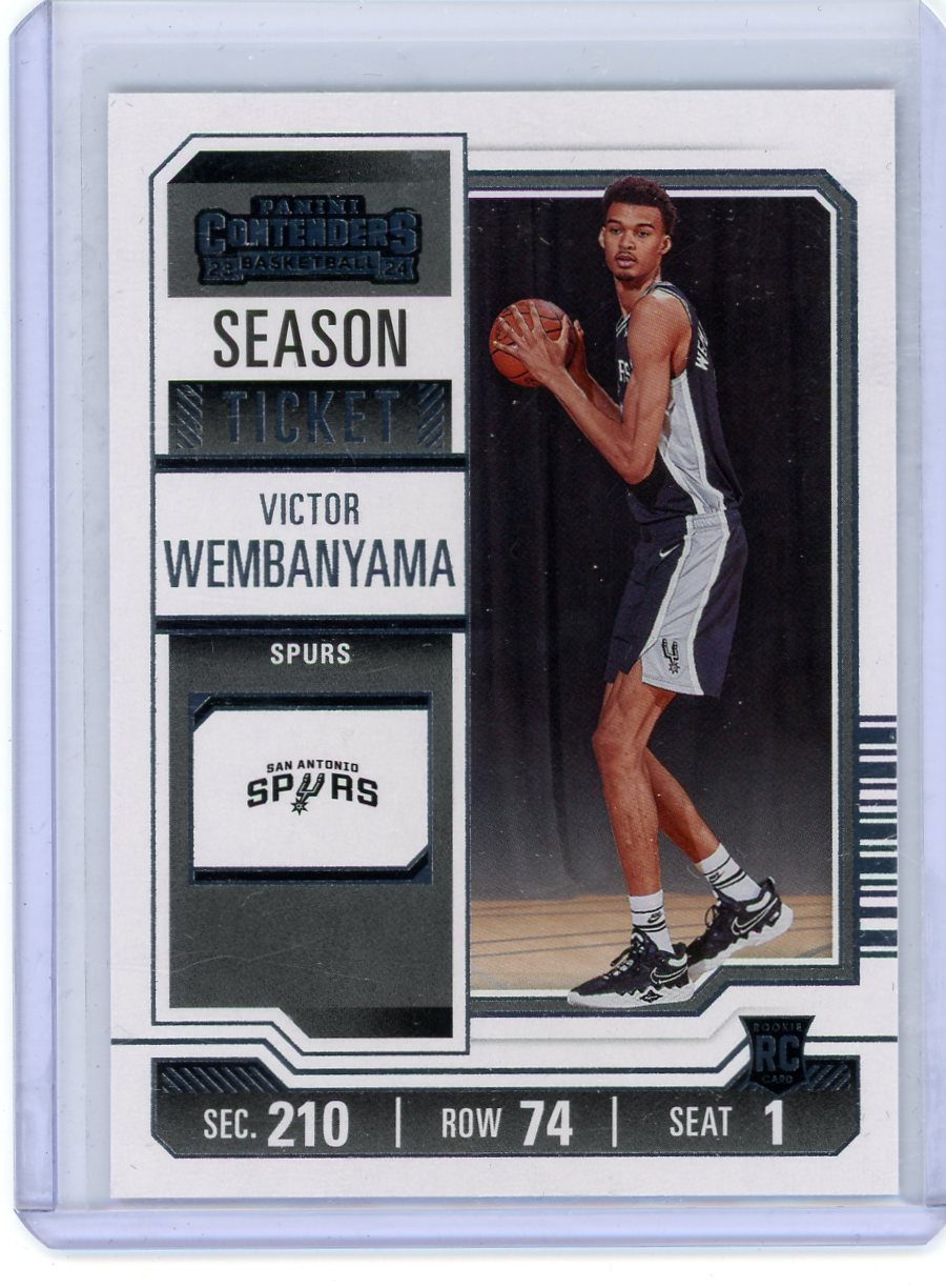 Victor Wembanyama 2023-24 Panini Contenders rookie card