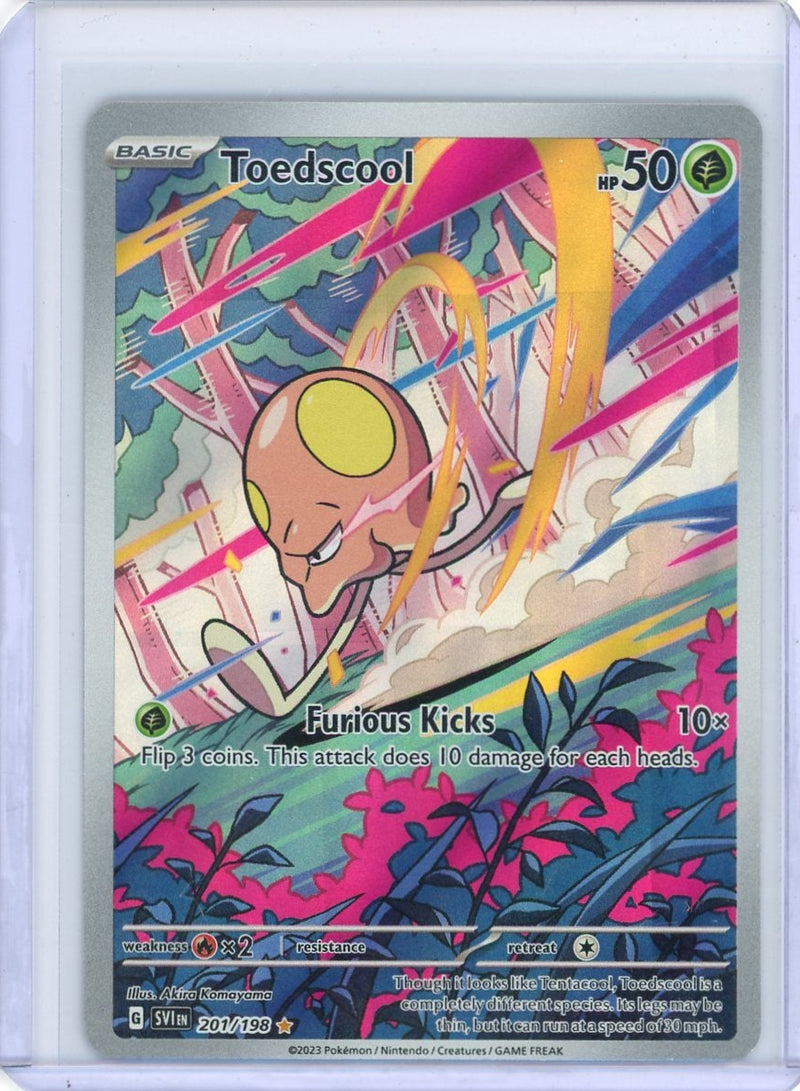Toedscool Pokémon Scarlet & Violet Base Set Illustration Rare 