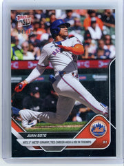 Juan Soto - 2025 MLB Topps NOW® Black - Card 642 1st Grand Slam w/ Mets 6 RBI #'d 04/10
