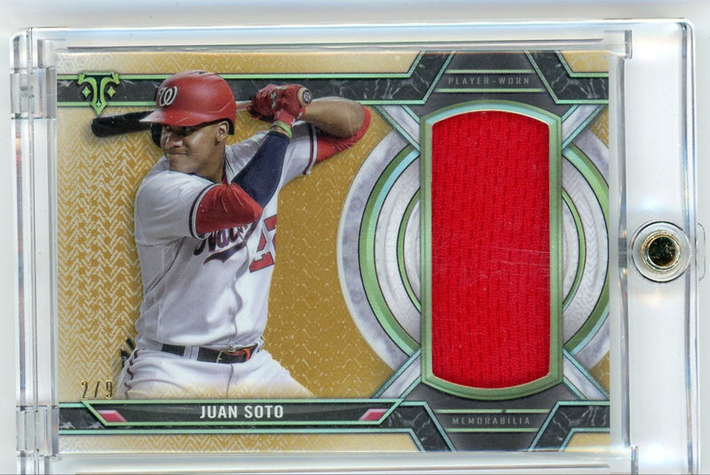 Juan Soto 2021 Topps Triple Threads Single Jumbe Relic 