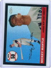 Mickey Mantle 2006 Topps Chrome #50 HR black refractor #'d 157/200