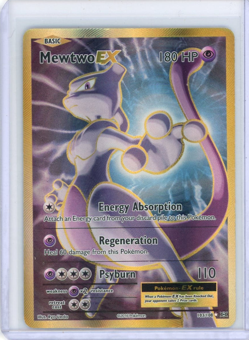 Mewtwo EX Pokémon Evolutions Ultra Rare 