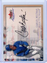 Carlos Beltran 2000 Fleer Autographics autograph