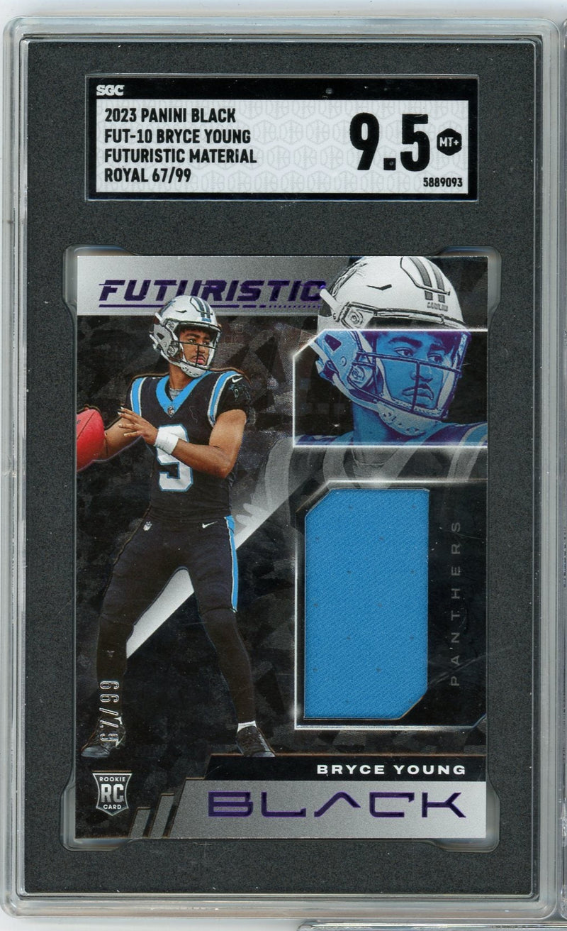 Bryce Young 2023 Panini Black Futuristic Material 