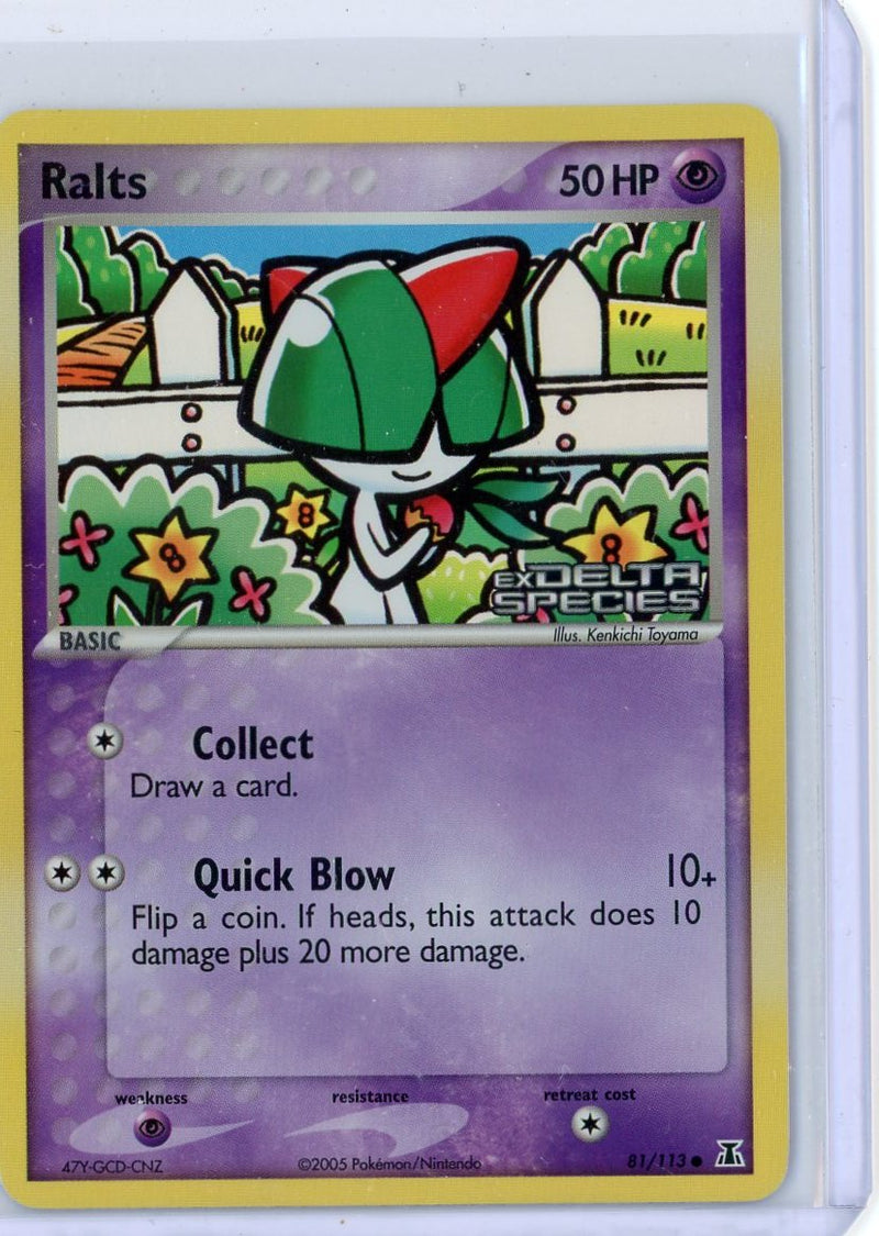 Ralts 2005 Pokemon EX Delta Species holo 81/113